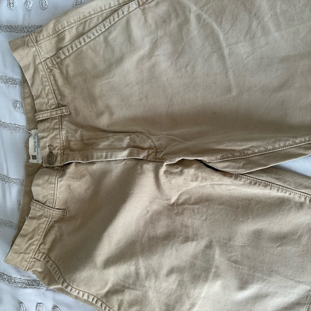 GAP Khaki Flat Front Shorts